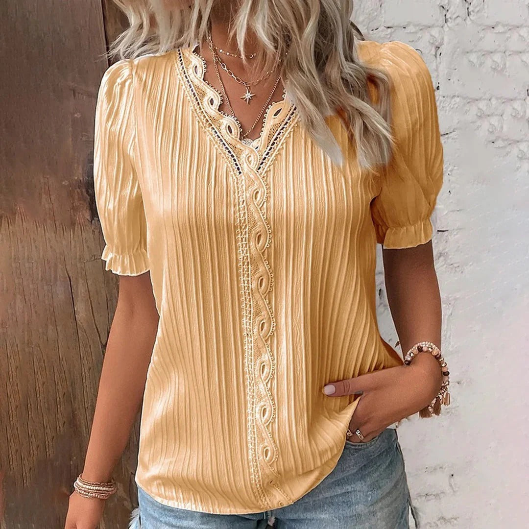 Soft Stretch Knit Top For Women